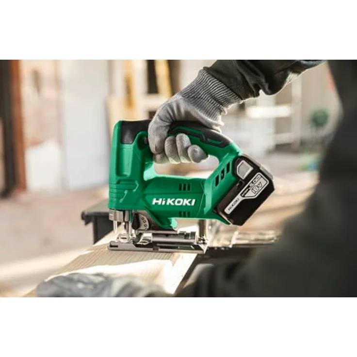 HiKOKI CJ18DA/W4Z Akku-Stichsäge, 18 V, 0-2.500/min, Hublänge 26 mm, Kapazität Holz 135 mm, Baustahl 10 mm, nur Körper – Bild 2