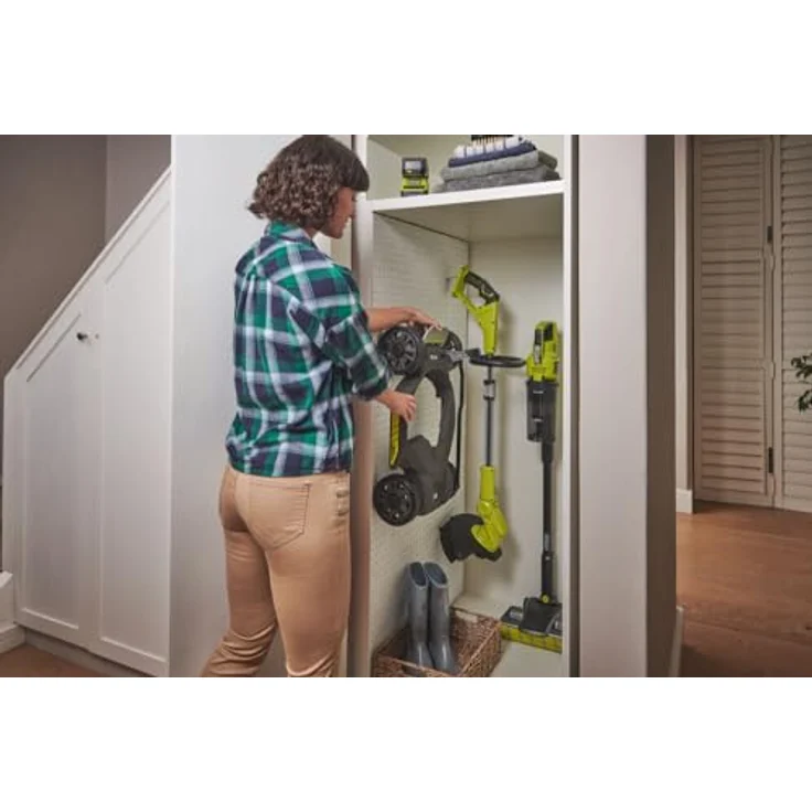 Ryobi Akku-City-Rasenmäher 'RY18LMC30A-120' 18 V ONE+ mit Akku, bis 200 m², leicht und kompakt, für kleine Gärten, grün – Bild 9