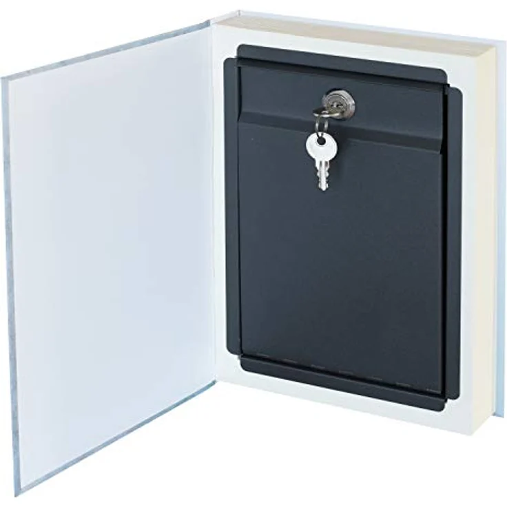 HMF 81001 Buchsafe, getarnte Geldkassette mit echten Papierseiten, Kochbuch, 26,5 x 19 x 4,2 cm – Bild 3