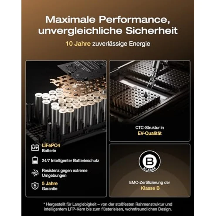 EcoFlow DELTA 3 Max Plus tragbare Powerstation, 2 048 Wh LiFePO-Batterie, erweiterbar auf 10 kWh, 3 000 W AC-Ausgang, ultraschnelles Laden 0–80 % in 47 Min. – Bild 9