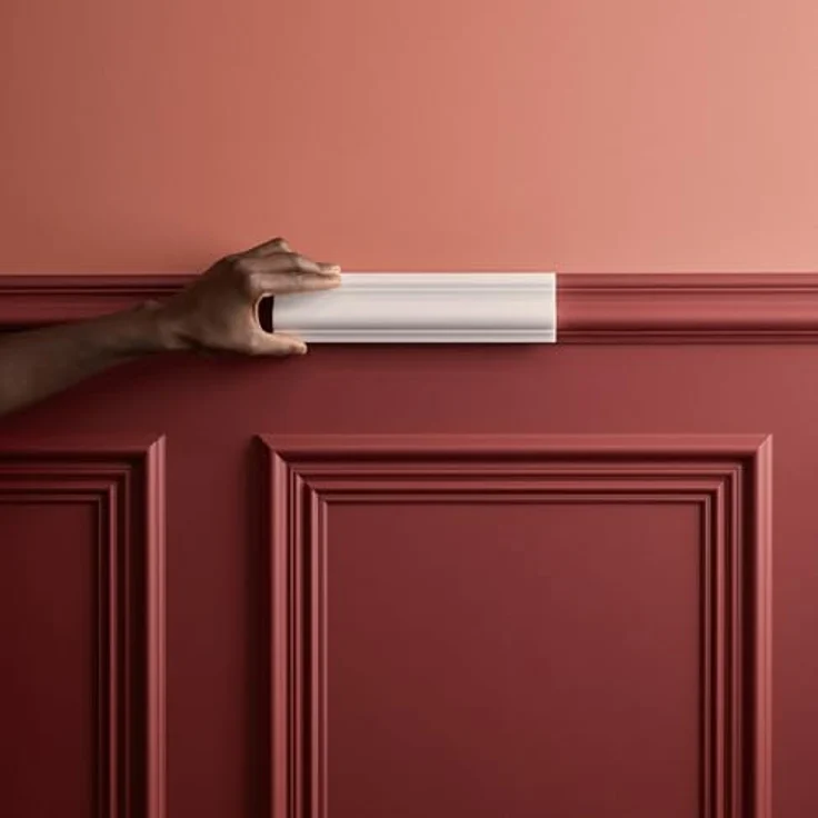 Orac Decor Zierleiste PX202, Wand- und Friesleiste aus Duropolymer®, 2 m, weiß, klassisches Design – Bild 5