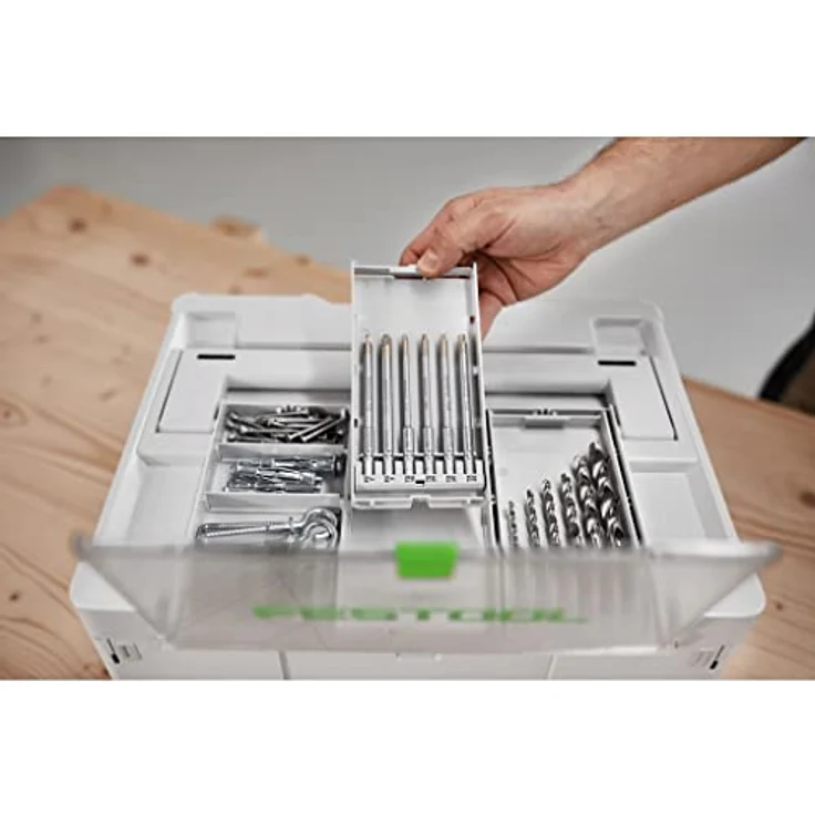 Festool SYS3 DF M 187 Systainer Werkzeugkoffer mit Deckelfach ( 577347 ) 396 x 296 x 187 mm 15,9 l koppelbar – Bild 6