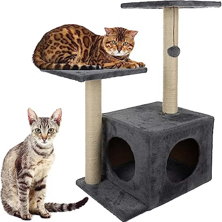 Katzenkratzbaum Katzenhaus katzenhöhle Sisal 71cm 21712