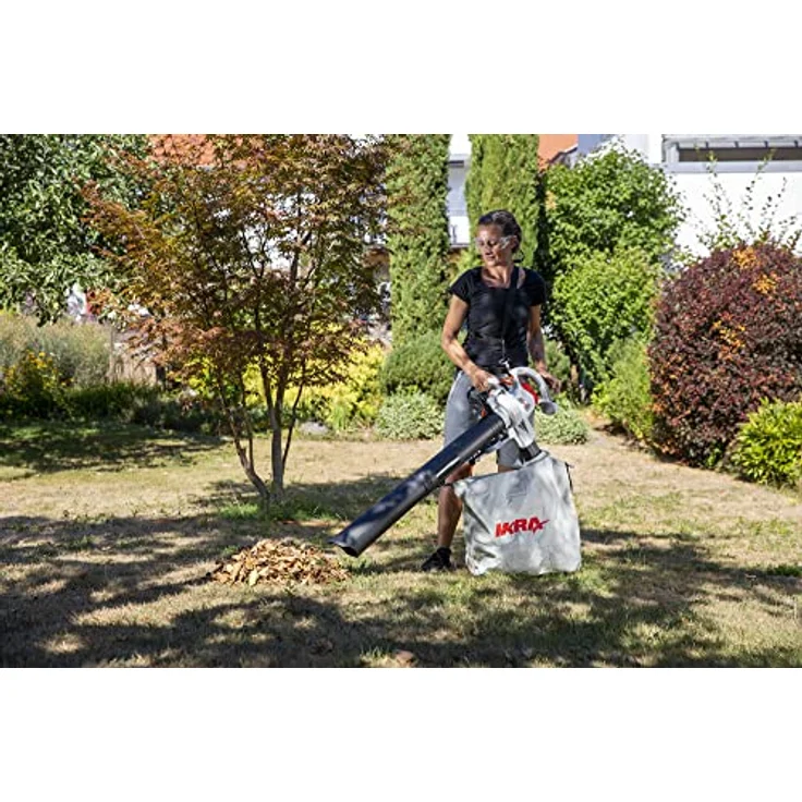 IKRA Elektro Laubbläser & Laubsauger IEBV 3200, mit Blasrohrverlängerung – Bild 6