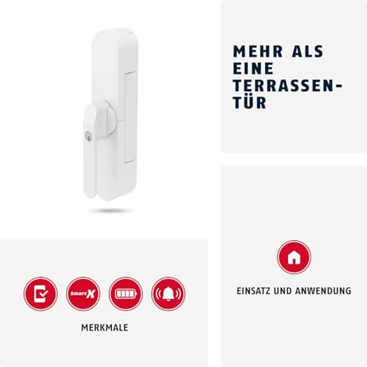 ABUS WINTECTO One, smarter Fensterantrieb mit Alarmfunktion, einfache Montage ohne Bohren, Weiß, gleichschließend (AL0145) – Bild 2
