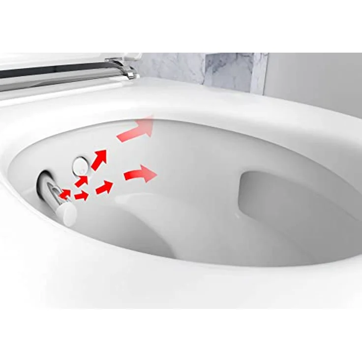 Geberit AquaClean Mera Comfort WC-Komplettanlage Unterputz Wand-WC glanzverchromt 146210211 – Bild 6