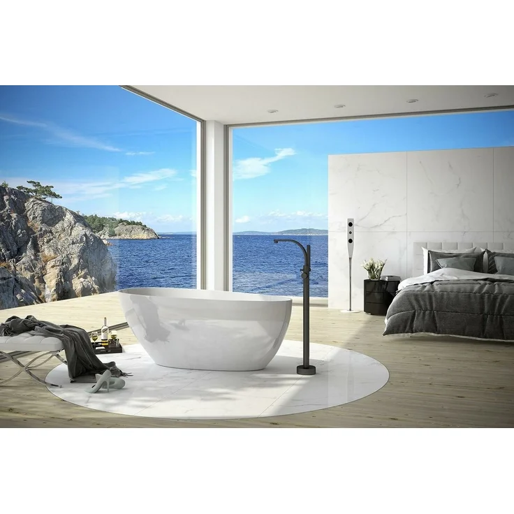 JVmoebel Freistehende Acrylbadewanne – Elegantes Design, Made in Europa