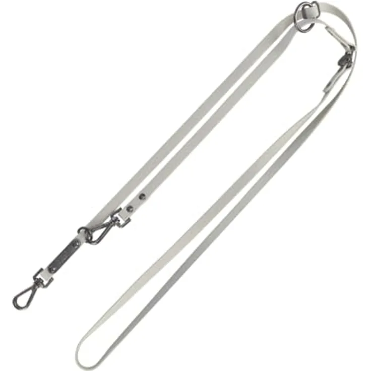 TRIXIE Hundeleine CityStyle L-XL, 2,00 m/20 mm hellgrau – Hochwertige PVC-Leine für Hunde, 3-Fach verstellbar – rutschfest, wasserabweisend & abwaschbar, 1971316