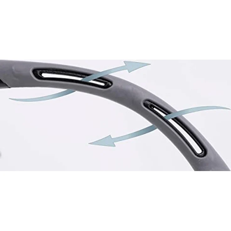 Infield Safety Terminator Xtra Schutzbrille EN 166, schwarz, klare Polycarbonatscheibe, antistatisch, kratzfest, verstellbare Bügellänge – Bild 5