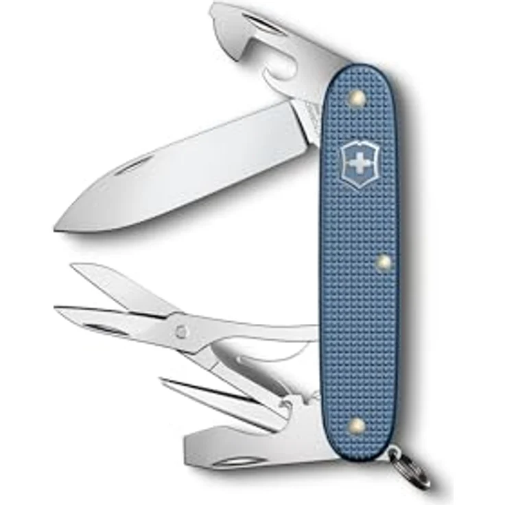 Victorinox Taschenmesser Pioneer X Alox Limited Edition 2026, 9 Funktionen, Multitool mit Schere, Glacial Blue, Swiss Made, inkl. Geschenkbox – Bild 2