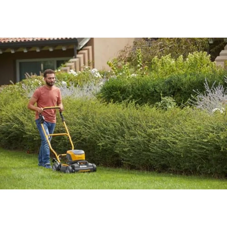 Stiga Multiclip 547 AE Kit, Akku-Rasenmäher mit 48 V, 4 Ah, 45 cm Schnittbreite, bürstenloser Motor, verstellbarer Holm, Mulchfunktion – Bild 7