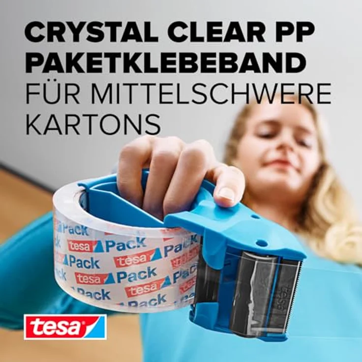 tesa Packband ''Crystal Clear'', kristall-klar, 3 Rollen, 66m x 50mm - Preisvergleich – Bild 2