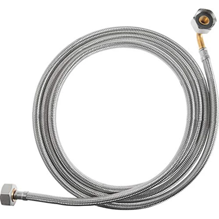 CORNAT Hochdruck-Zulaufschlauch Aus rostfreiem Stahldrahtgeflecht3/4'' IG, 3/4'' AG, 2000 mm – Bild 2
