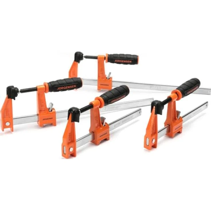 JORGENSEN 4er-Satz Mittelschwere Stahlklemmen (2-15 cm, 2-30 cm) 2391335 Spann-Weite (max.):30mm Pro – Bild 1