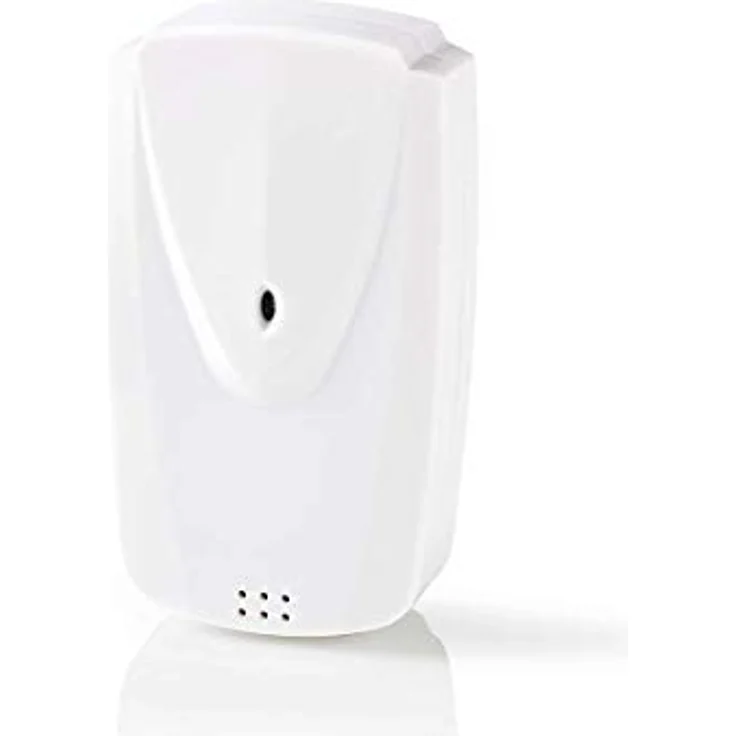 Nedis Wetterstation Uhr WEST404BK, Funkwetterstation mit Farbdisplay, Innentemperatur- und Aussentemperaturmessung, Schwarz/Weiss, mit Wecker und Hygrometer – Bild 3