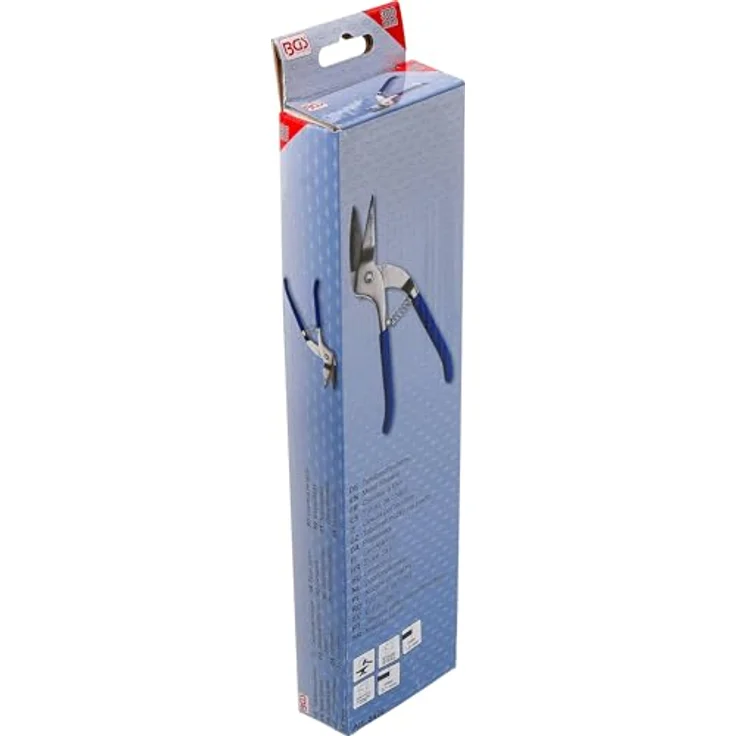 BGS 8476 | Tafelblechschere | 300 mm mit tauchbeschichteten Griffen und Sicherungslasche – Bild 5
