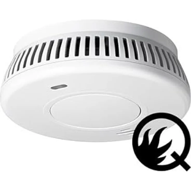 Indexa Rauchmelder RA170Q 10 Jahres Batterie mit 85 dB Warnton, weiß