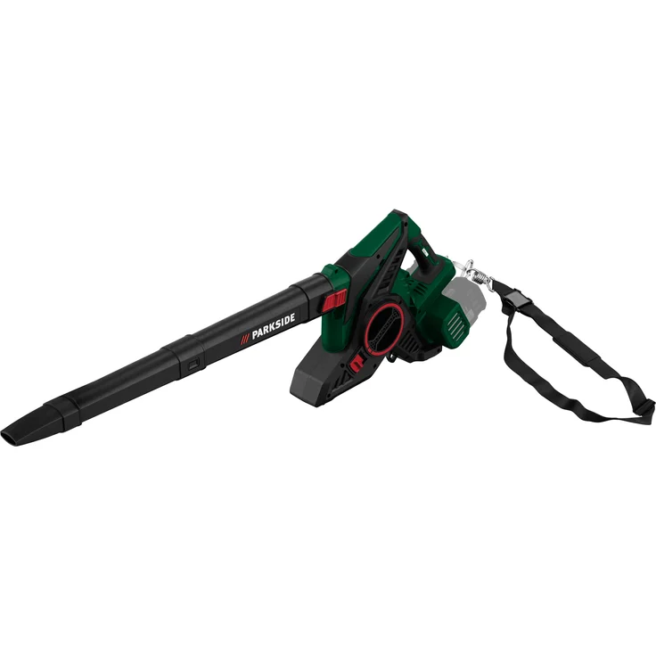 PARKSIDE Akku-Laubsauger/-bläser PLSA 40-Li D2, 3-in-1 Gerät mit Häckselfunktion, 5-stufiger Drehzahlregelung, ohne Akku & Ladegerät