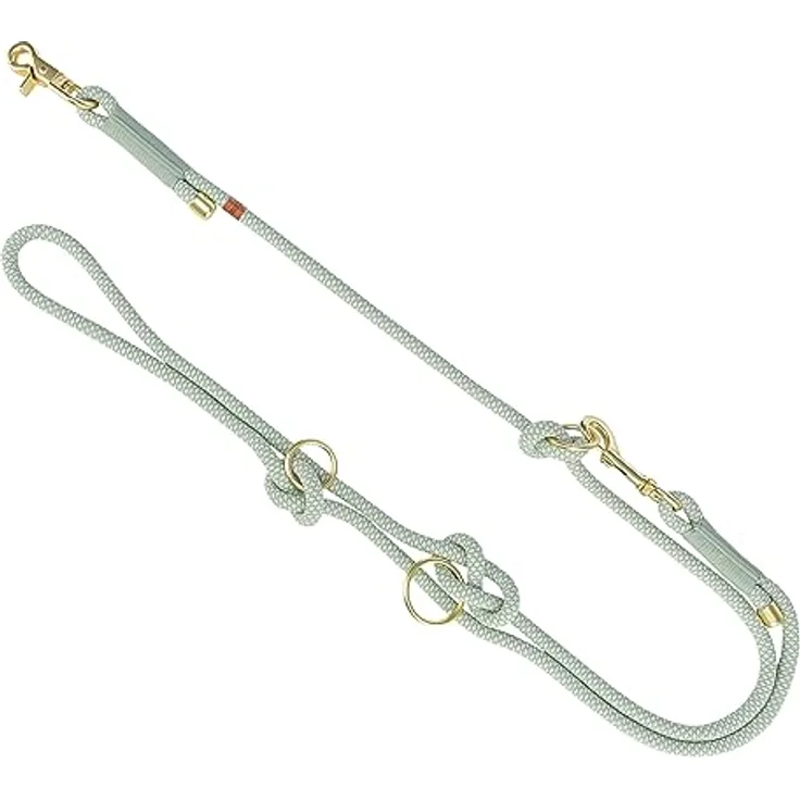 Trixie Soft Rope hondenriem verstelbaar saliegroen/Mint 200x1 cm