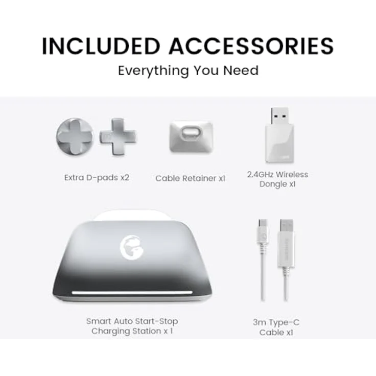 Gamesir G7 Pro (PC, Android, Xbox Series X, Xbox Series S, Xbox One X, Xbox One S), Gaming Controller, Weiss – Bild 6