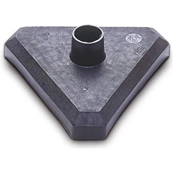 Moravia GUARDA Leichter Ketten-Warnständer-Set, 6 Ständer mit 10m roter/weißer Kette, tiefem Schwerpunkt und wählbaren Fußplatten – Bild 4