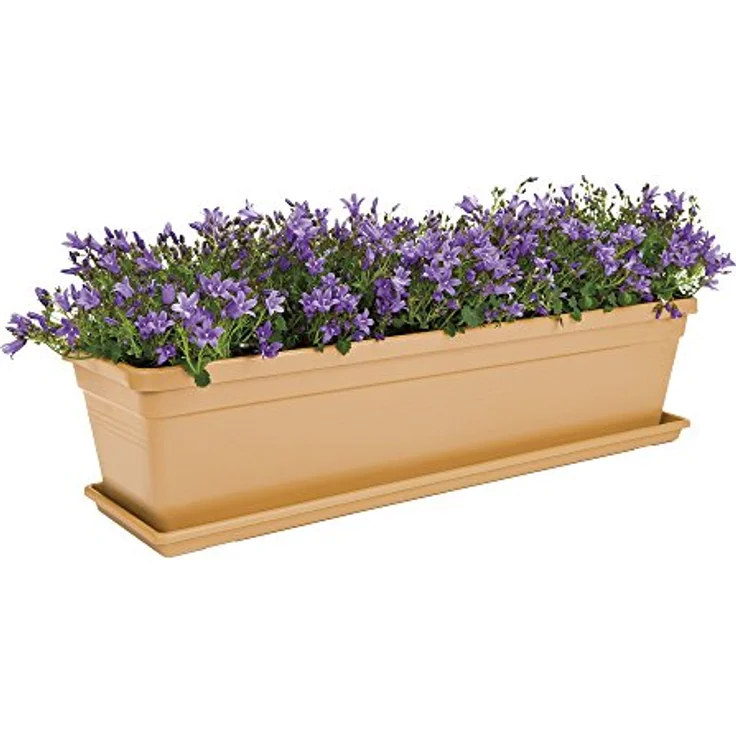 elho Green Basics Balkon Untersetzer Geländertopf 40cm - Lebhaft Schwarz – Bild 5