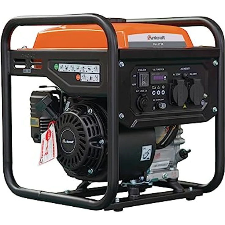 Unicraft Inverter-Stromerzeuger PG-I 35 SR, lautloser Generator mit reiner Sinuswelle und ECO-Modus – Bild 3