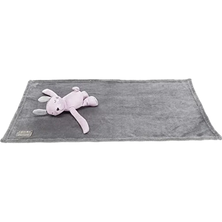 Kuscheldecke für Welpen und kleine Hunde - 75 x 50 cm - mit Kuscheltier – Bild 2