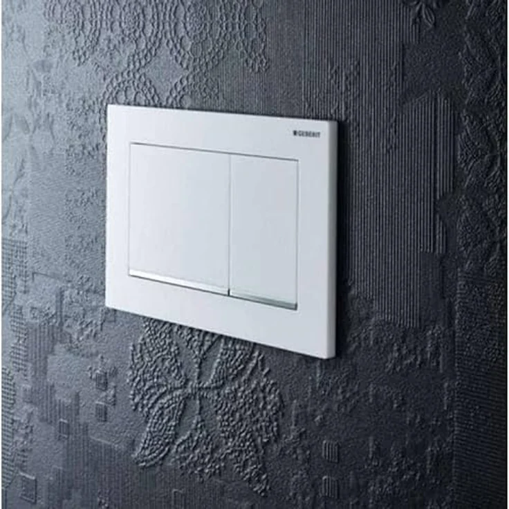 geberit-bouton Schieber 115,883. KK. 1 sigma30 Doppel Jagd weiß/gold/weiß – Bild 3