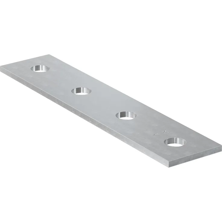 Fischer Holzverbinder FFF, Flachverbinder mit 4 Löchern, galvanisch verzinkt, 25 Stück