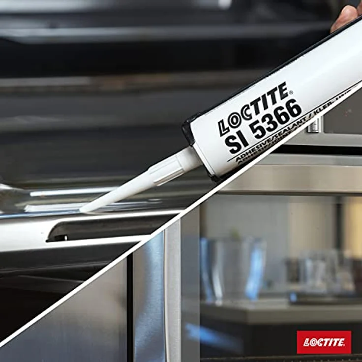 LOCTITE SI 5366, einkomponentiger Silikon-Klebstoff für die Dichtung von Wärmequellen, Hochtemperatur-Silikon bis 250°C, Klebstoff mit stoßdämmenden Eigenschaften, 1x310ml – Bild 4