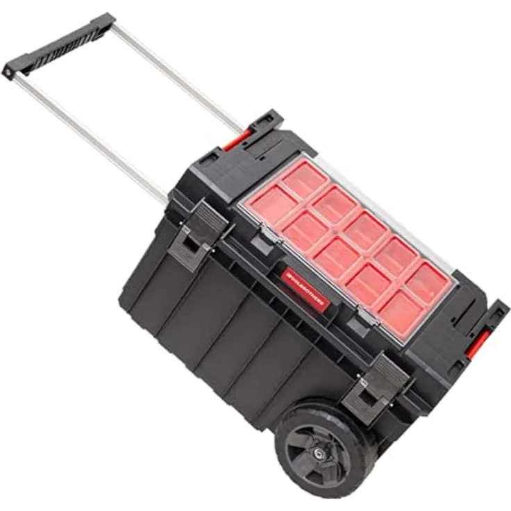 Tool Brothers RHINO XXL Trolley ECO Standard Handling+, 605 x 405 x 345 mm, 44 l, IP66, mit Laufrädern und Teleskopgriff