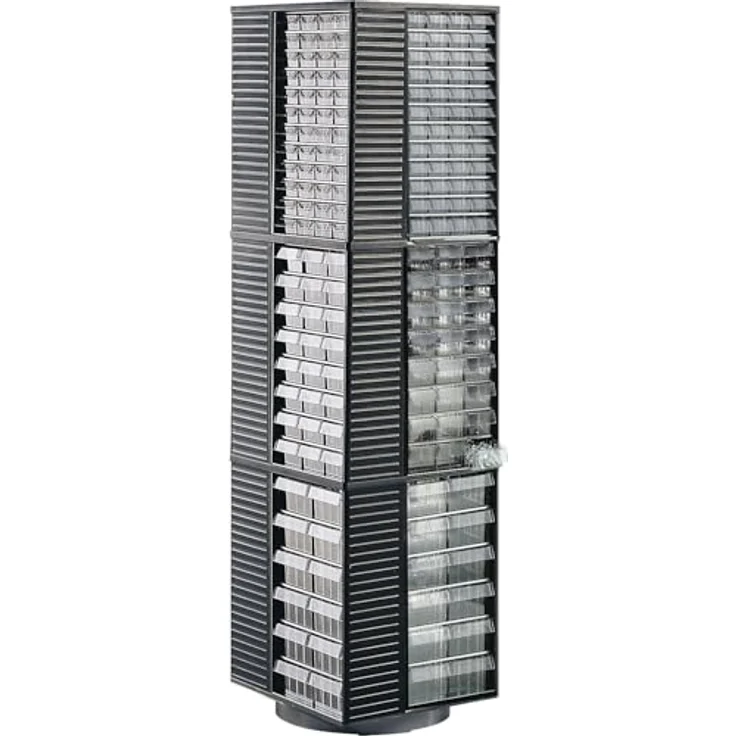 Treston Kleinteilemagazin 550-3, BxTxH 310x180x550 mm – Bild 3