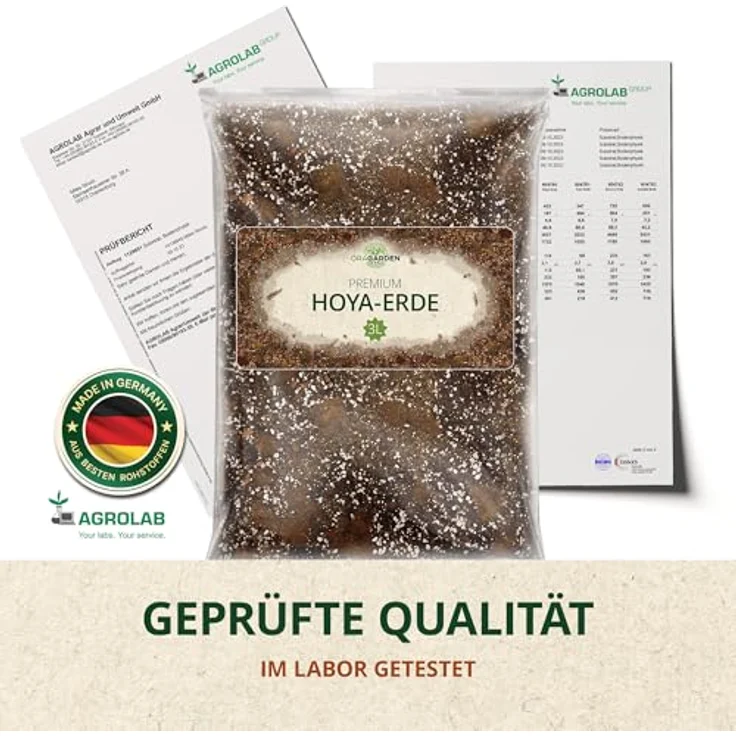 OraGarden Hoya Erde Spezialerde für Kübelpflanzen Zimmerpflanzen zur Umpflanzung (3L) – Bild 6
