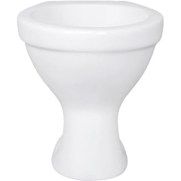 Belvit Tiefspül-WC BV-SW5001, Stand WC Toilette Abgang Waagerecht Wand Tiefspüler Weiß – Bild 3