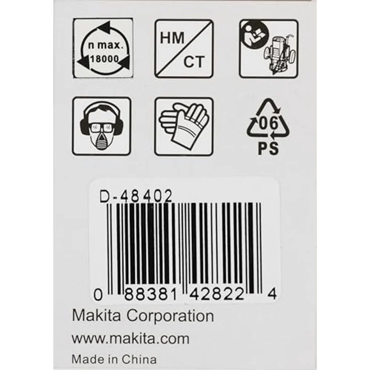 Makita Abrundfräser D-48402, 31,8 mm Ø, 8 mm Schaft, mit Kugellager, 60 mm Gesamtlänge – Bild 5