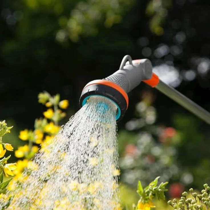 GARDENA Comfort Gießstab: Robuste Gartenbrause aus Metall zur Bewässerung und Reinigung, 90 cm lang, mit Brause--Stechstrahl, Frostschutz (18334-20) – Bild 6