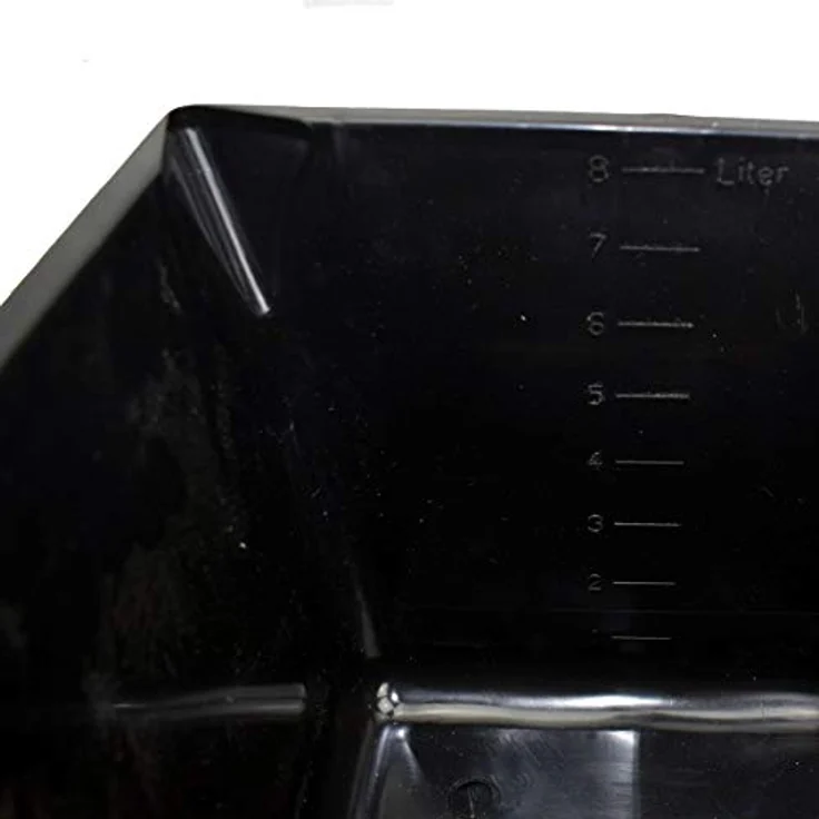 Ciret Farbeimer Kunststoff 8 l rechteckig schwarz – Bild 3