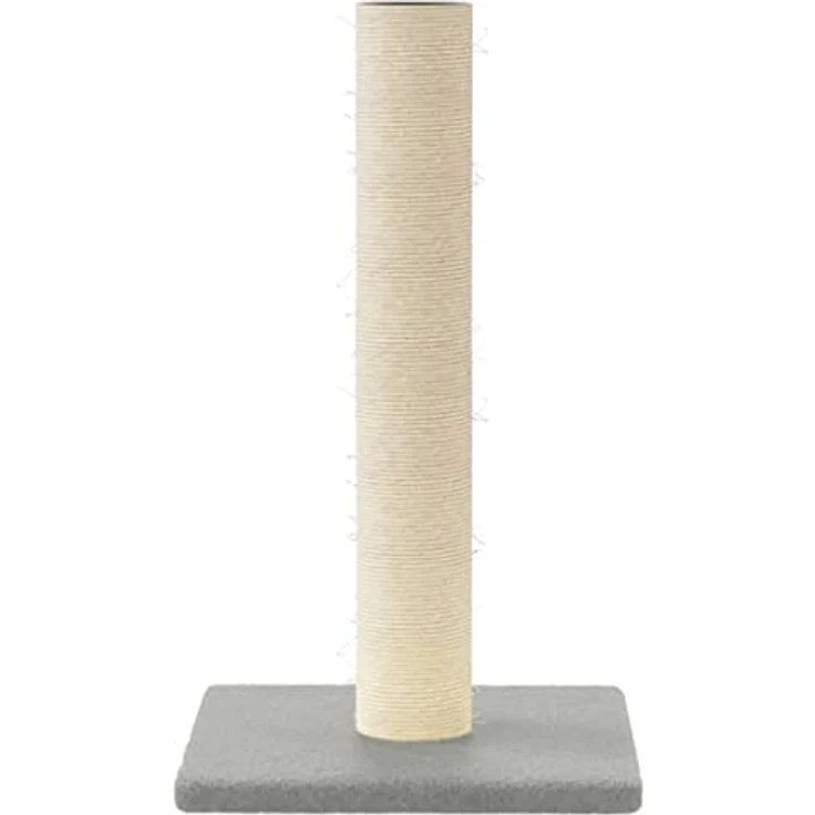 Bussandri Exclusive - Kratzsäule Hellgrau 22x22x45 cm, für ein gemütliches Zuhause – Bild 3