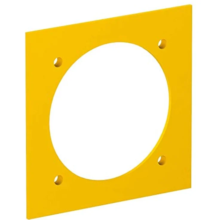 obo-bettermann Platte Abdeckung vh-p3 Simple EWG, CEE 60x60 mm, rund, schraubbare Befestigung – Bild 1