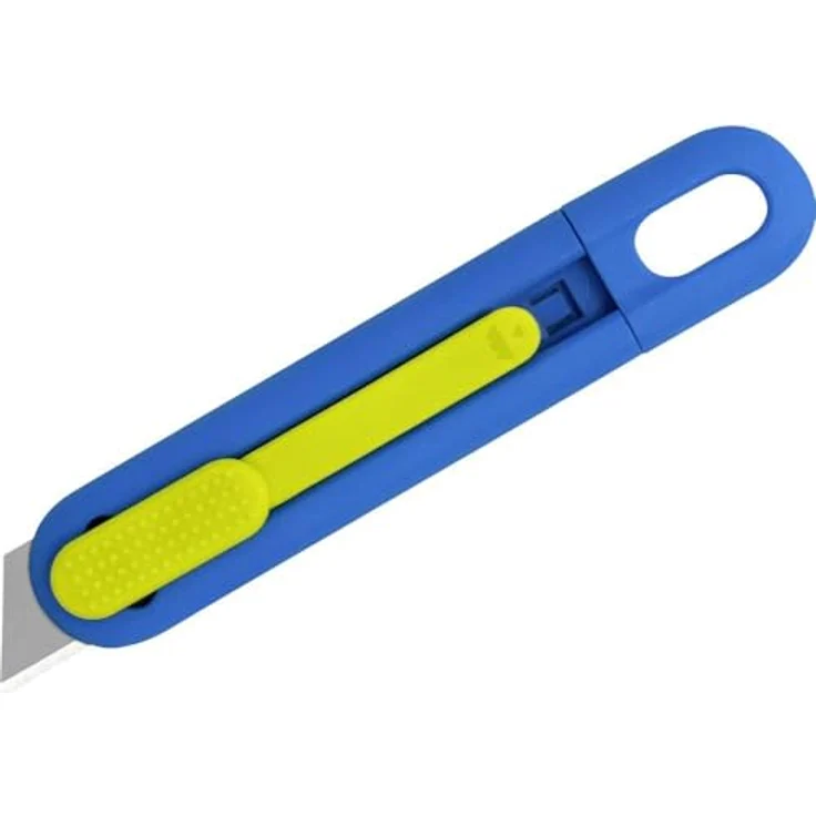 Berger & Schröter E12204-4-01 VOLO Sicherheitsmesser, automatischer Klingeneinzug, präzise Klinge aus Kohlenstoffstahl, beidhändig nutzbar, gut sichtbar – Bild 1