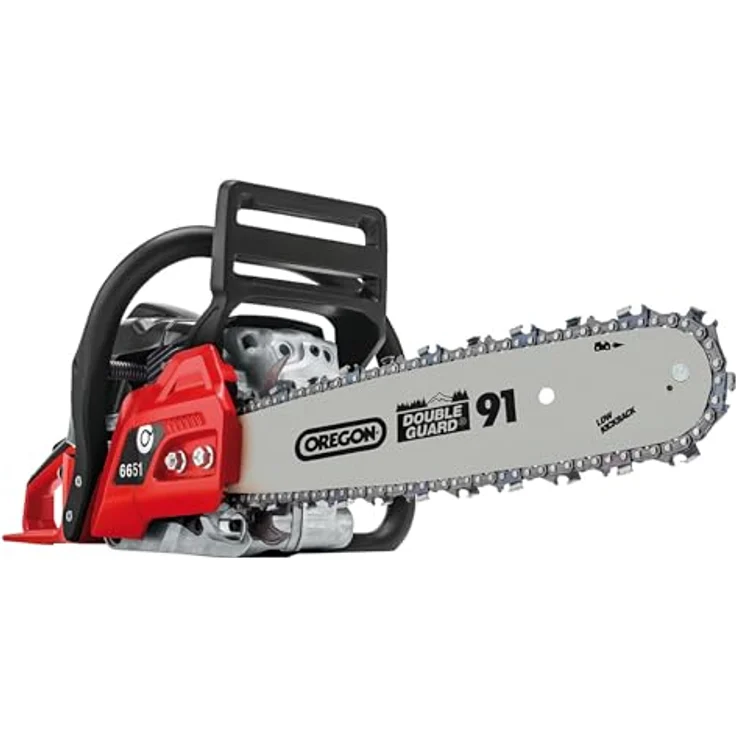 solo by AL-KO 6651 Benzin-Kettensäge, 38 cm Oregon-Schwert, vibrationsarm, ergonomisch, mit Winterbetrieb & Ölförderregelung – Bild 2