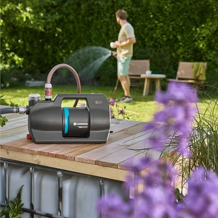 Gardena Haus- & Gartenautomat 4600 Silent, Wasserpumpe mit 4600 l/h Fördermenge, 4,0 bar Druck und automatischer Ein-/Ausschaltfunktion – Bild 2