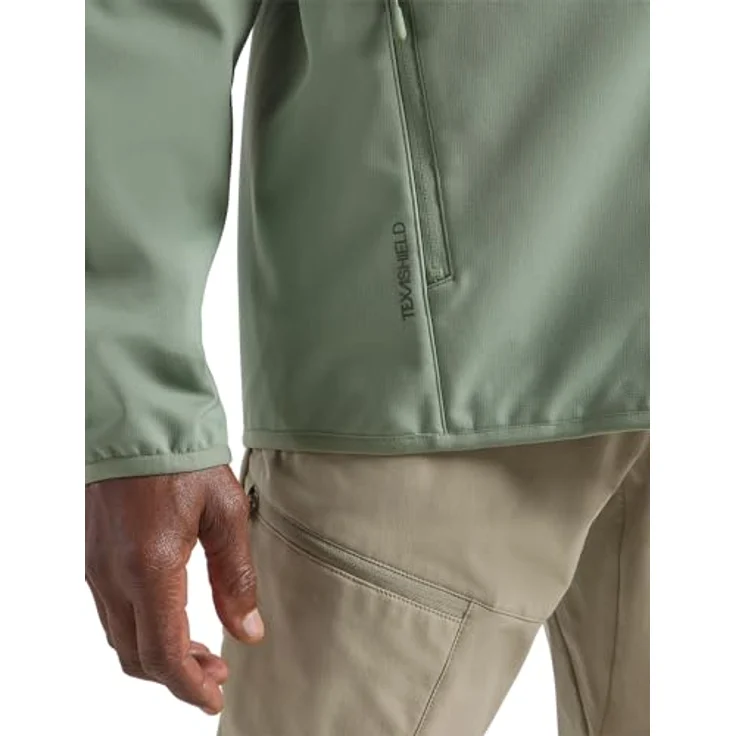 Jack Wolfskin Bornberg Hoody M, Herren Softshelljacke, winddicht und wasserabweisend, Grün, Größe M – Bild 7