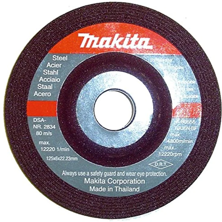 Makita Akku-Winkelschleifer 18 V, DGA506RTJ – Bild 2