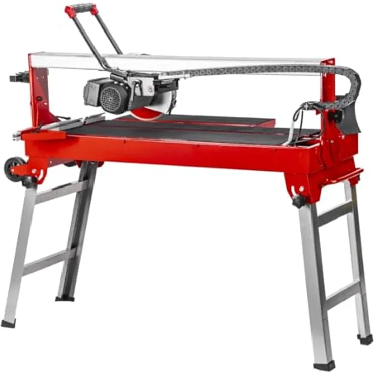 Dedra Fliesenschneidemaschine DED7818, 1200W, Schnittlänge 920 mm, Laserunterstützung, Eintauchfunktion, Nassbearbeitung, Stahl-Haupttisch 950x390 mm – Bild 4