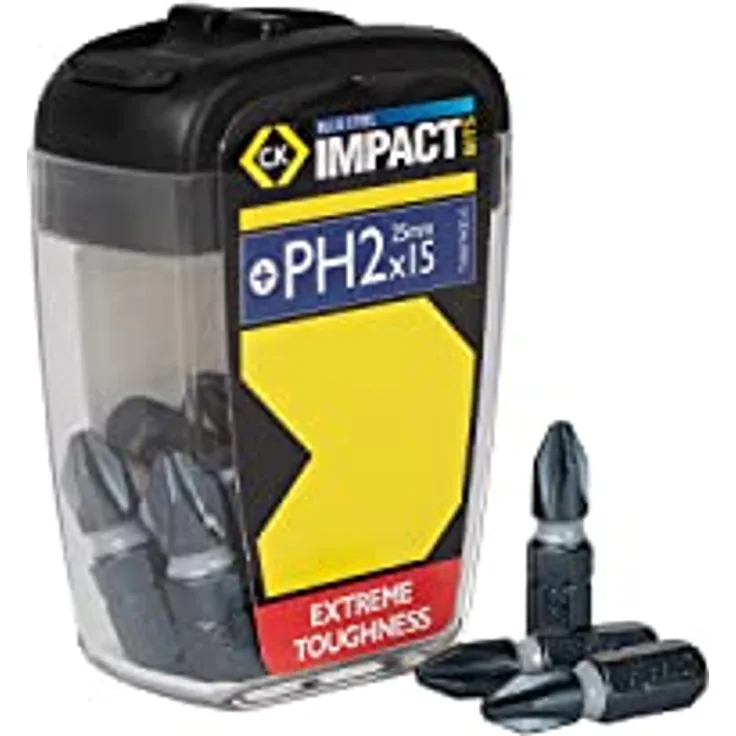 Bits für Schlagschrauber "Blue Steel" 25mm PH2 (Box mit 15 Stück)