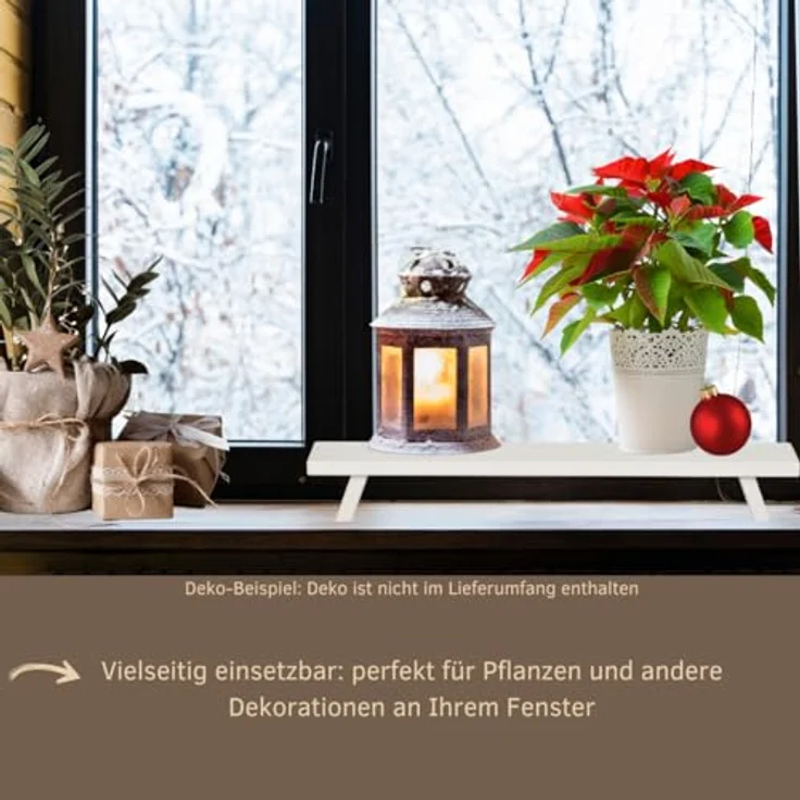 Weigla Fensterbank 45cm. schmal. weiß – Bild 5