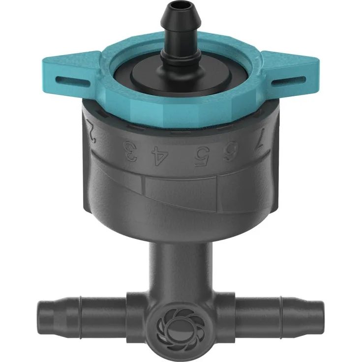 GARDENA Micro-Drip-System Regulierbarer Reihentropfer 1-8 l-h, druckregulierend - Inhalt: 5 Reihentropfer, 1 Verschlusskappe (13314-20) - Preisvergleich