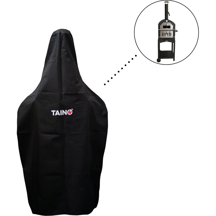 TAINO Abdeckhaube für Pizza Ofen Abdeckung Haube Schutz Plane schwarz